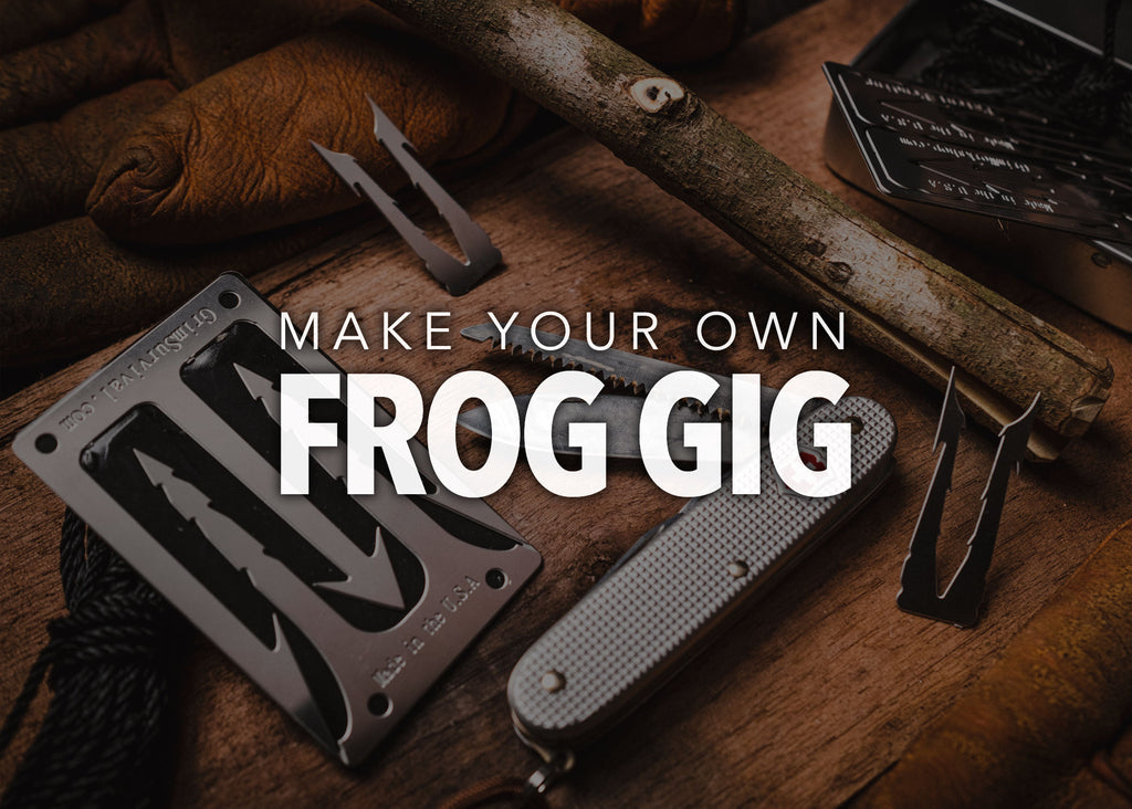 How to make a Frog Gig Pole  Make your own frog spear