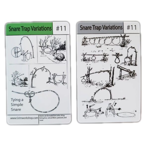 Survival Trapping Snare, Tip Card #11