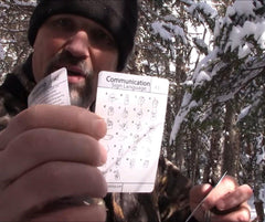 20 piece survival tip card kit. tip cards for urban and wilderness survival. 