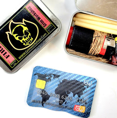 With the water card you can turn your Wallet into a Water Purification Kit with the Water Survival Kit Card