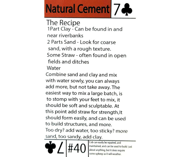 How to Make Survival Cement - EDC Tip Card #40 - Wilderness