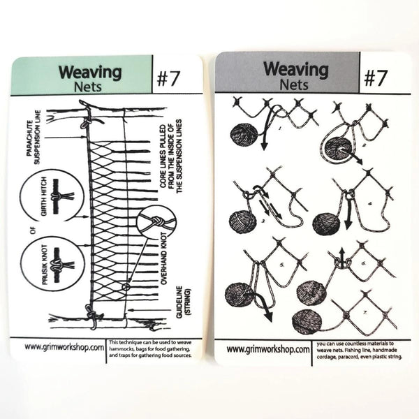 Tip Card #07 Diy Net Weaving : How to Make a Fish Net