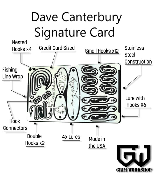 Dave Canterbury Survival Fishing Kit Card