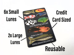 Fishing Lure Survival Card-Grimworkshop-bugoutbag-bushcraft-edc-gear-edctool-everydaycarry-survivalcard-survivalkit-wilderness-prepping-toolkit
