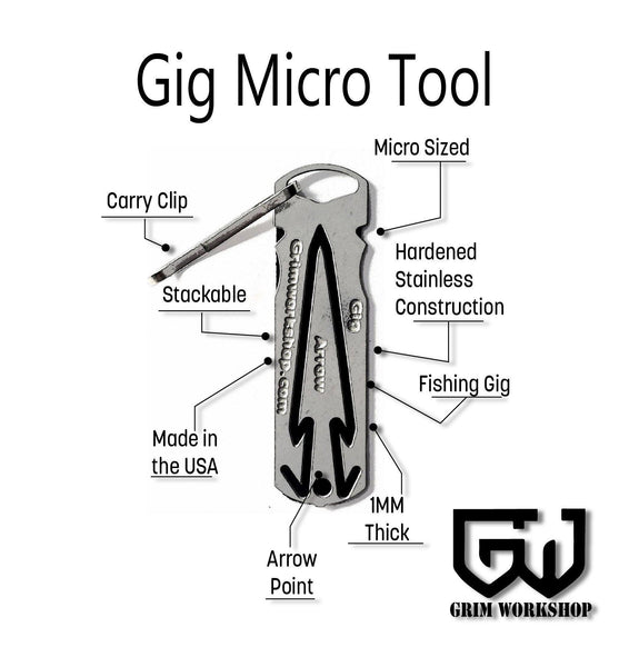 Gig Micro Tool: Micro Frog and Fish Gig Tool