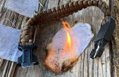 Grim Survival Fire Starter Tinder Card Turn your Wallet into a Survival Fire Starter Kit 