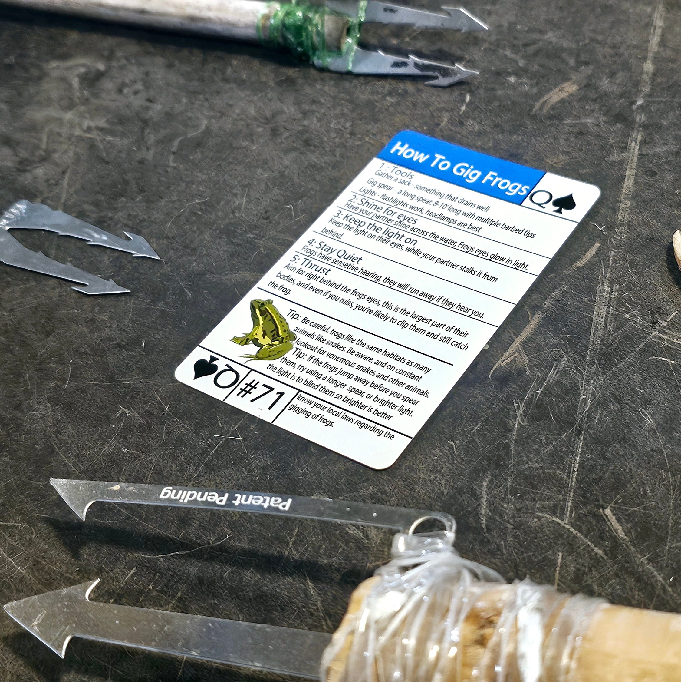 How to make a Frog Gig Pole  Make your own frog spear – Grimworkshop