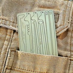 Bill Roque "Sparrow Bushcraft" Signature Survival Card