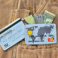 General Stash Card: Credit Card Size Waterproof EDC Wallet Pouch