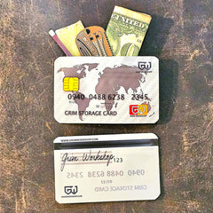 General Stash Card: Credit Card Size Waterproof EDC Wallet Pouch