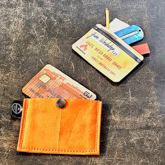 Fire Stash Card: Credit Card Size Waterproof EDC Wallet Pouch