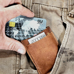 Lock Pick Stash Card: Credit Card Size Waterproof EDC Wallet Pouch