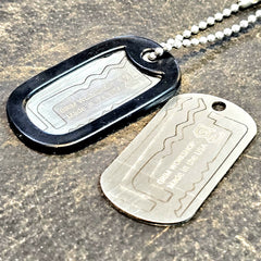 Lock Pick Rake Dog Tag: Rake Lock Pick Necklace