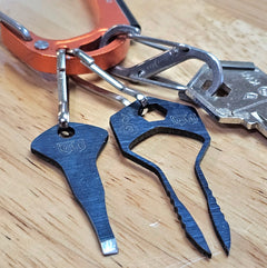 Tweezkey: Key Shaped High Carbon Steel Tweezer Tool