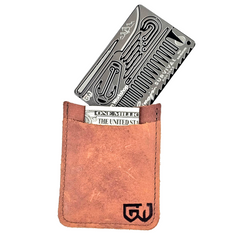 The Teimojin Tan Signature credit card survival multi tool 18 in 1 credit card tool