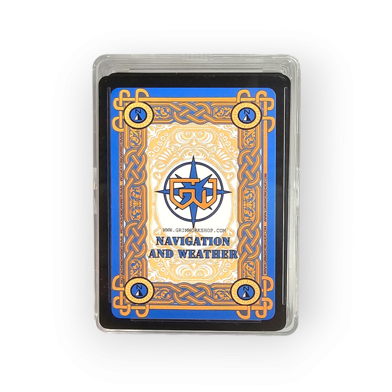 Grim Survival Playing Cards Navigation Deck : 54 Navigation and Weather Playing Cards (PRE ORDER)