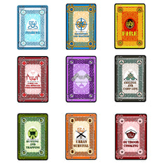 Grim Survival Playing Cards : 9 Deck Series of Survival Tip Cards (PRE ORDER)