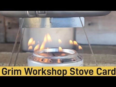 Stove Card : Micro Wood Stove for Camping