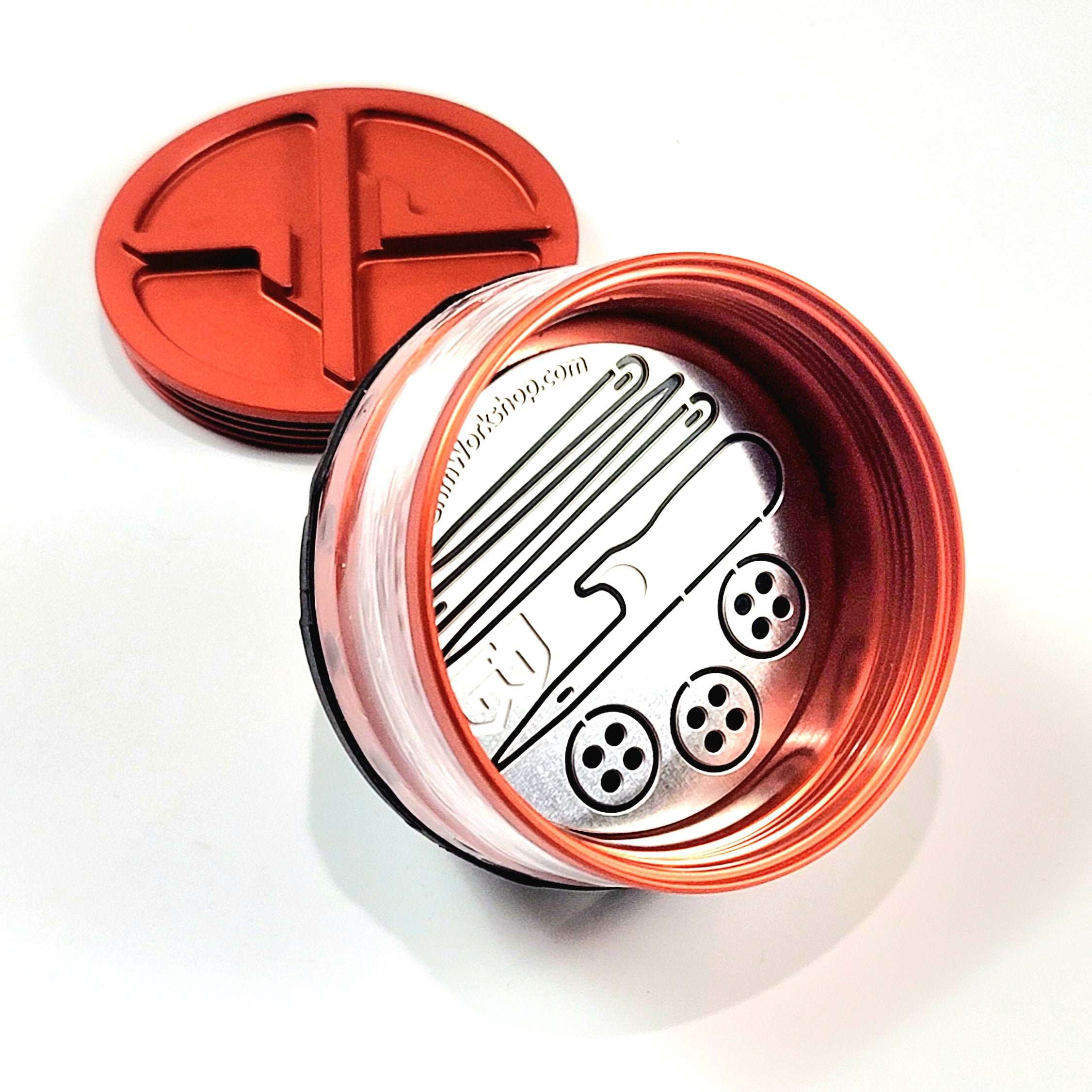 Roundabout Sewing Kit : Coin Size Sewing and Repair Tools