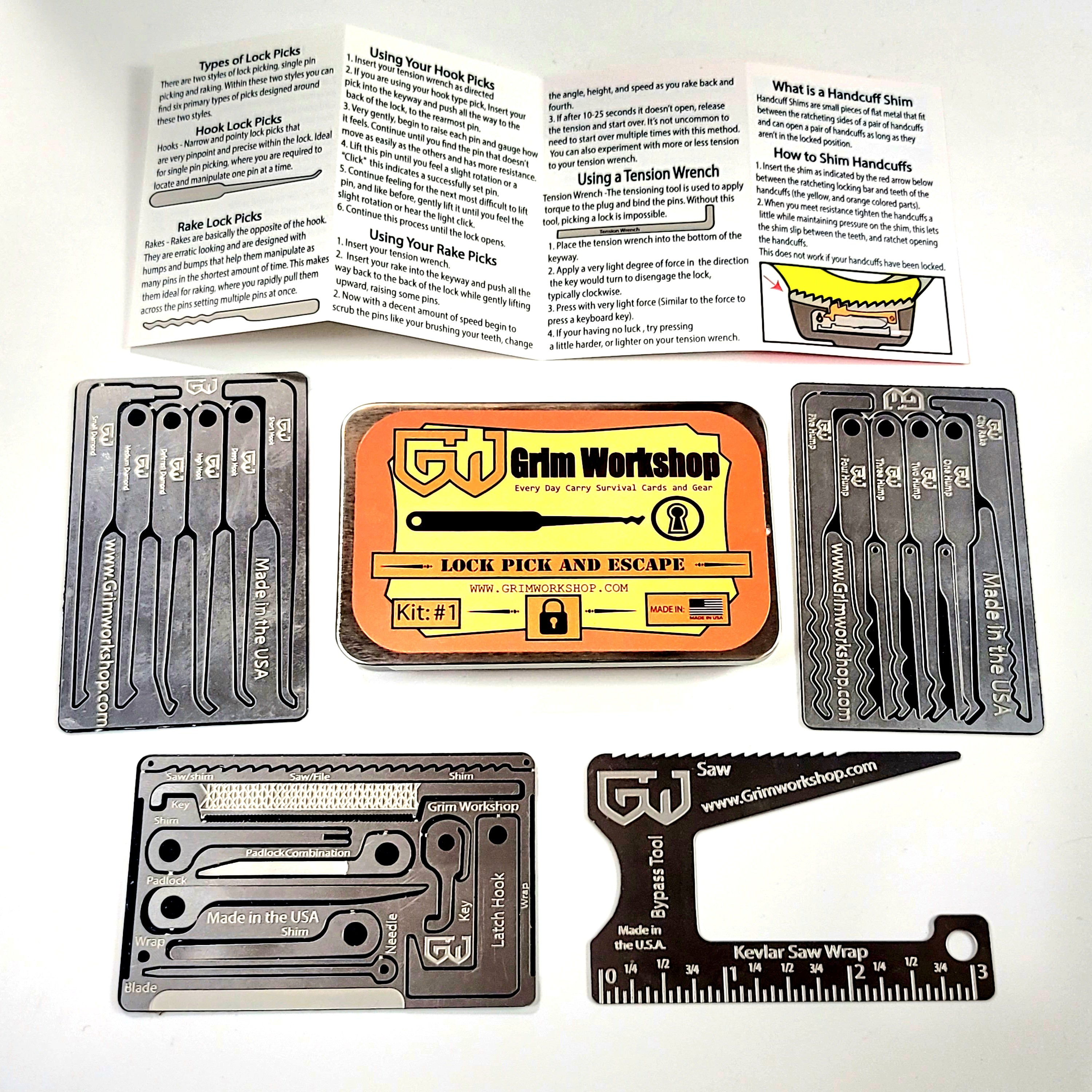 Sharpening card Credit Card Sharpener and Maintenance Tool – Grimworkshop