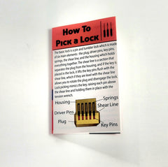 Credit Card Size Lock Picking Guide
