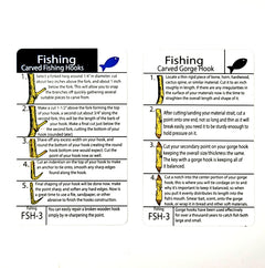 Tip Card FSH-3: How to Carve a Wooden Fishing Hook or Gorge Hook