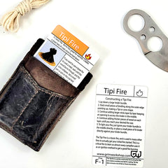 Tipi Fire or Pyramid Fire Tip Card Fi-1