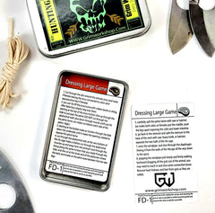 Tip Card FD-1 Field Dressing Deer and Large Game