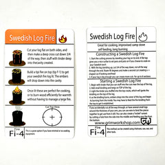 Tip Card Fi-4: Swedish Log Fire