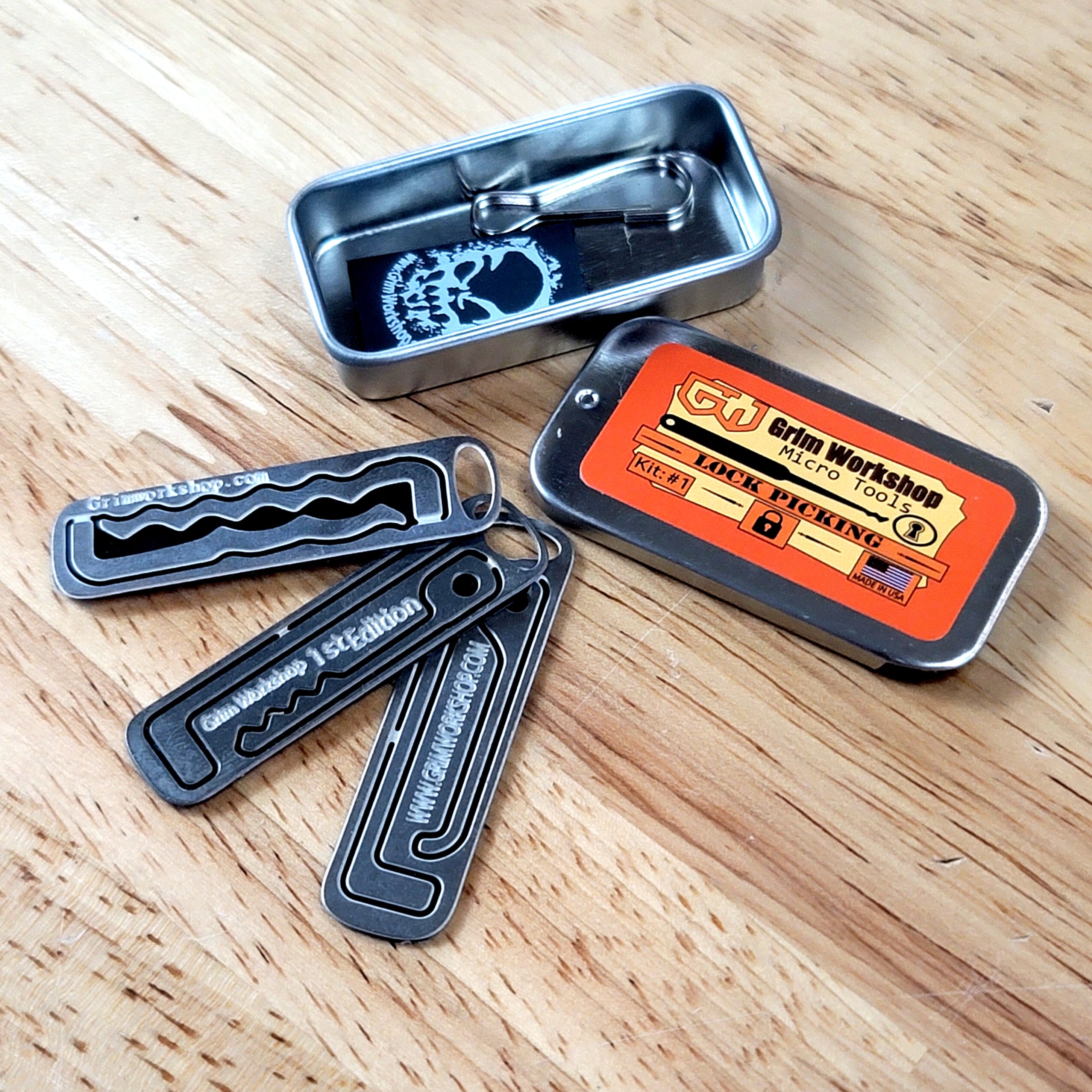 EDC Lock Picking Kit | Lock Pick Keychain | Covert Entry Tools