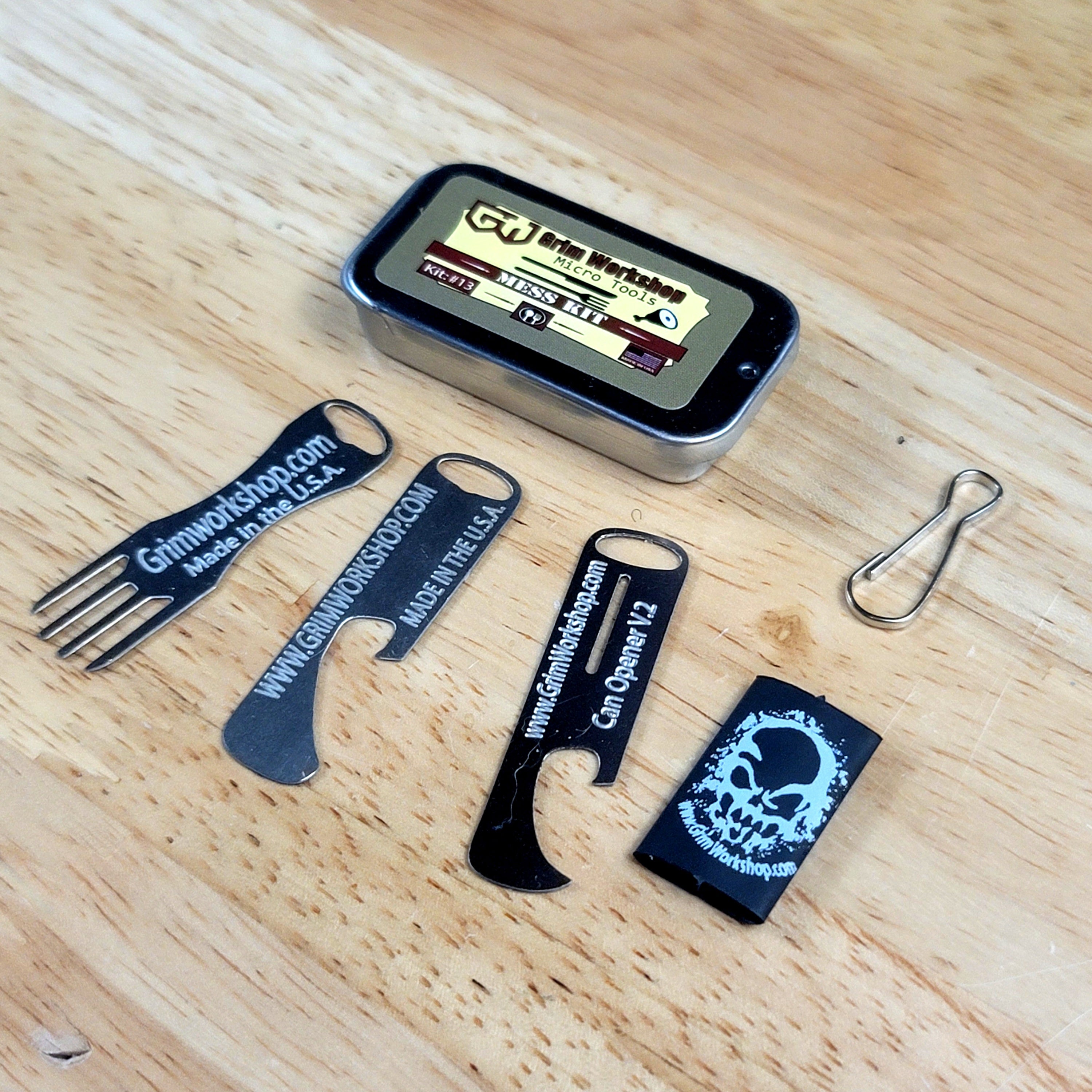 Everyday Carry Keychain Can Opener Micro Tool – Grimworkshop