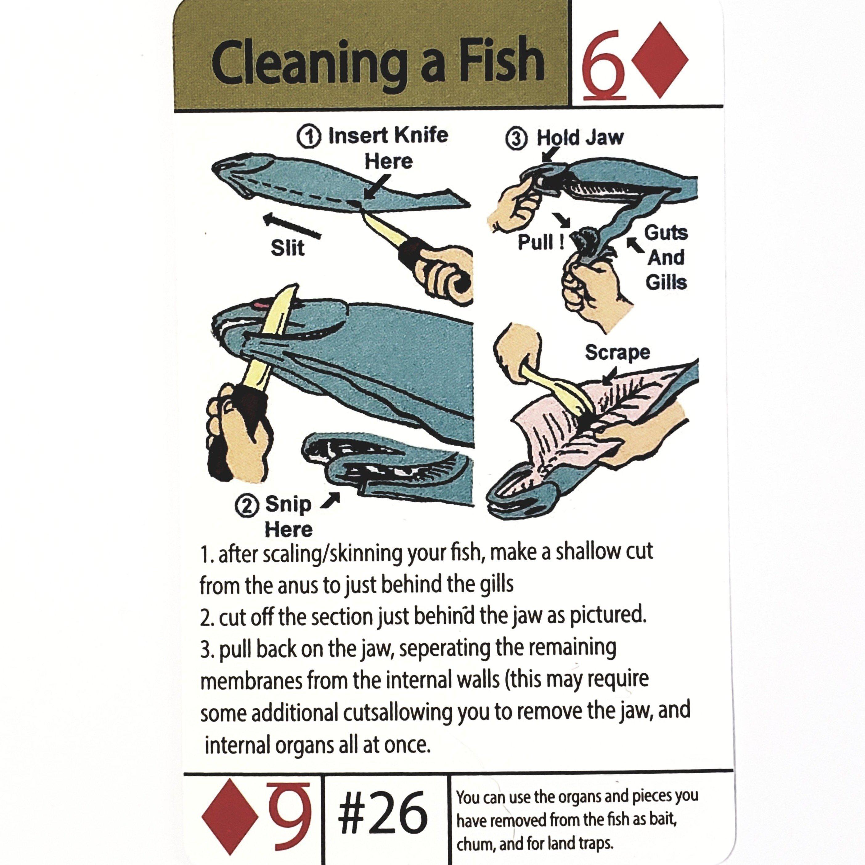 How to Clean a Fish, Tip Card #26