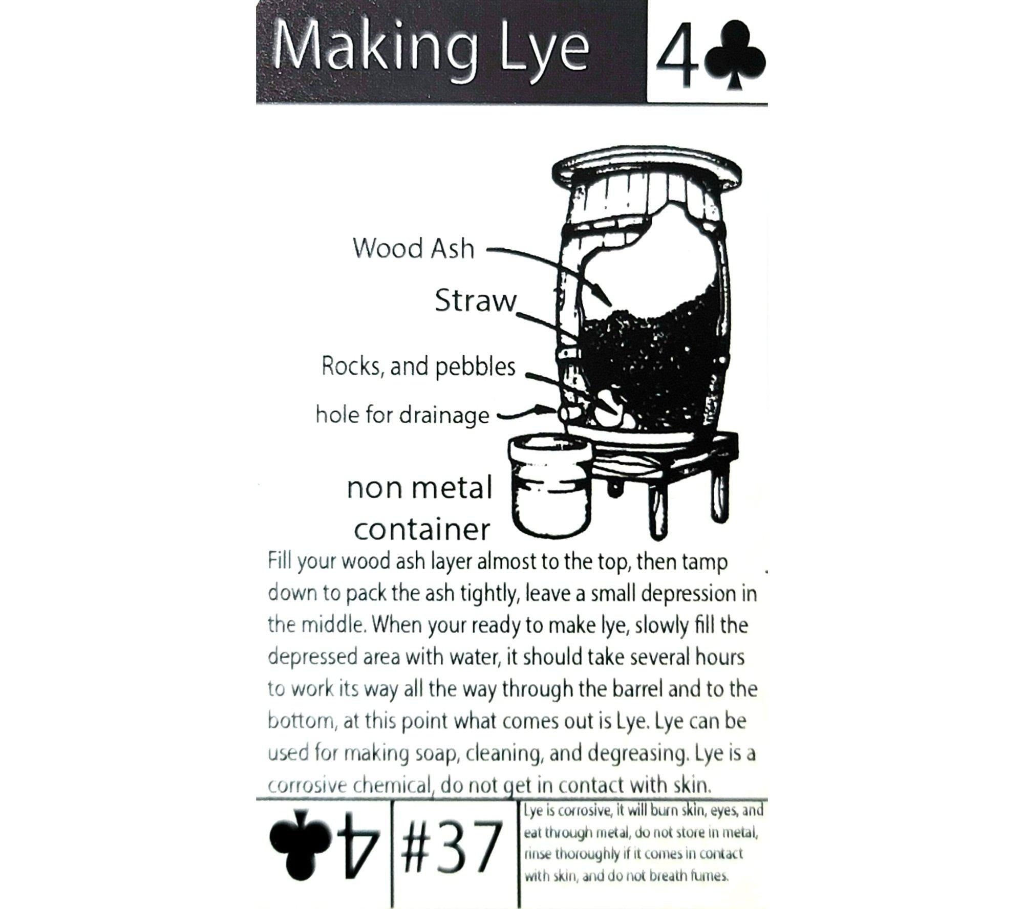 #37 Making Lye From Wood Ash-Grimworkshop-bugoutbag-bushcraft-edc-gear-edctool-everydaycarry-survivalcard-survivalkit-wilderness-prepping-toolkit