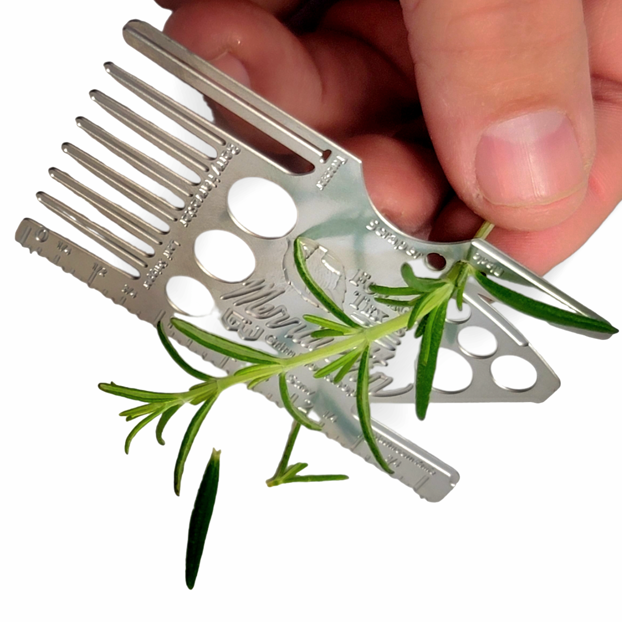 Mark Merriwether foraging kit. Credit card size foraging tools 