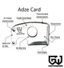 The adze tool multifunctional credit card knife...