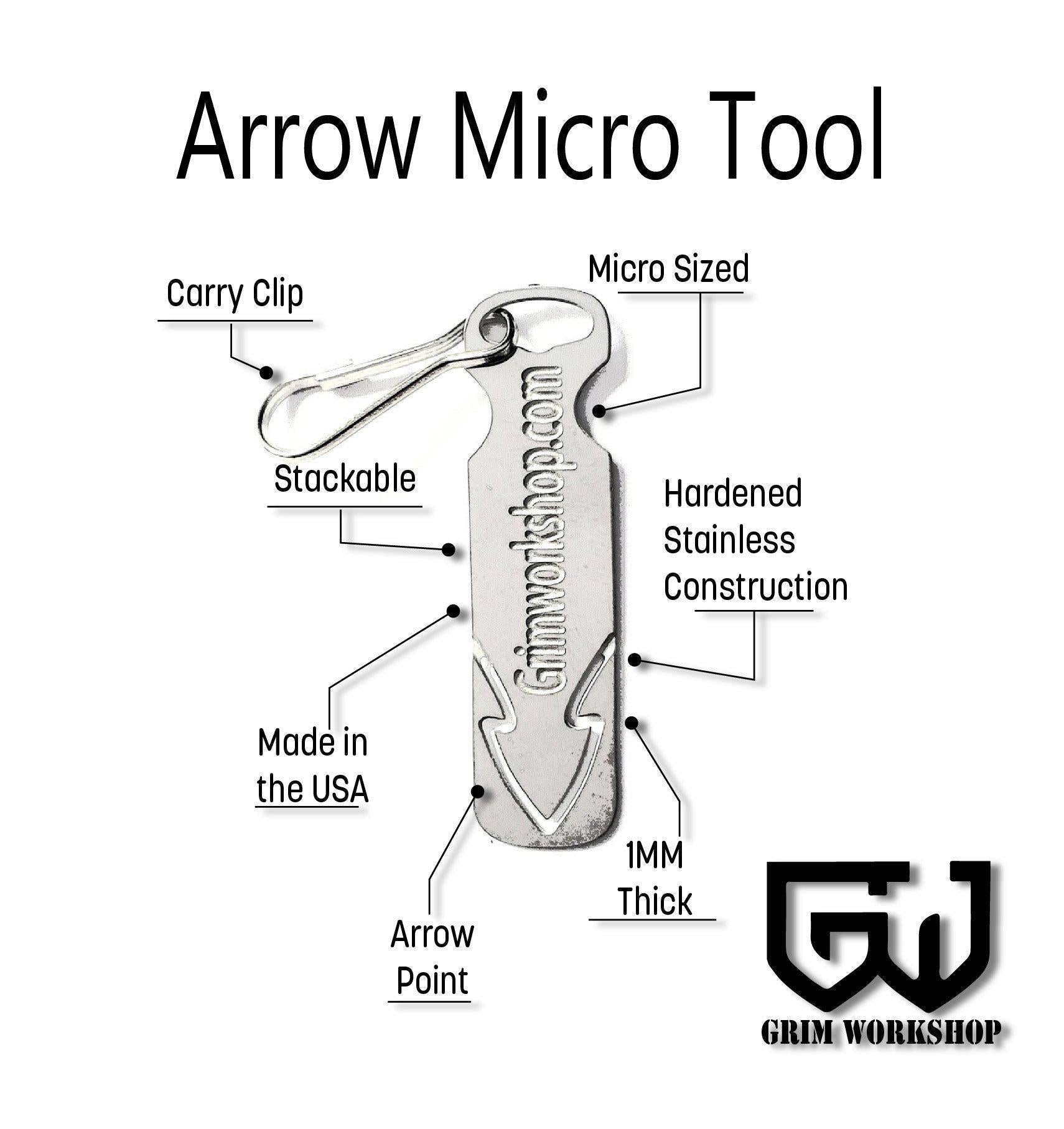 Arrowhead Micro Tool-Grimworkshop-bugoutbag-bushcraft-edc-gear-edctool-everydaycarry-survivalcard-survivalkit-wilderness-prepping-toolkit