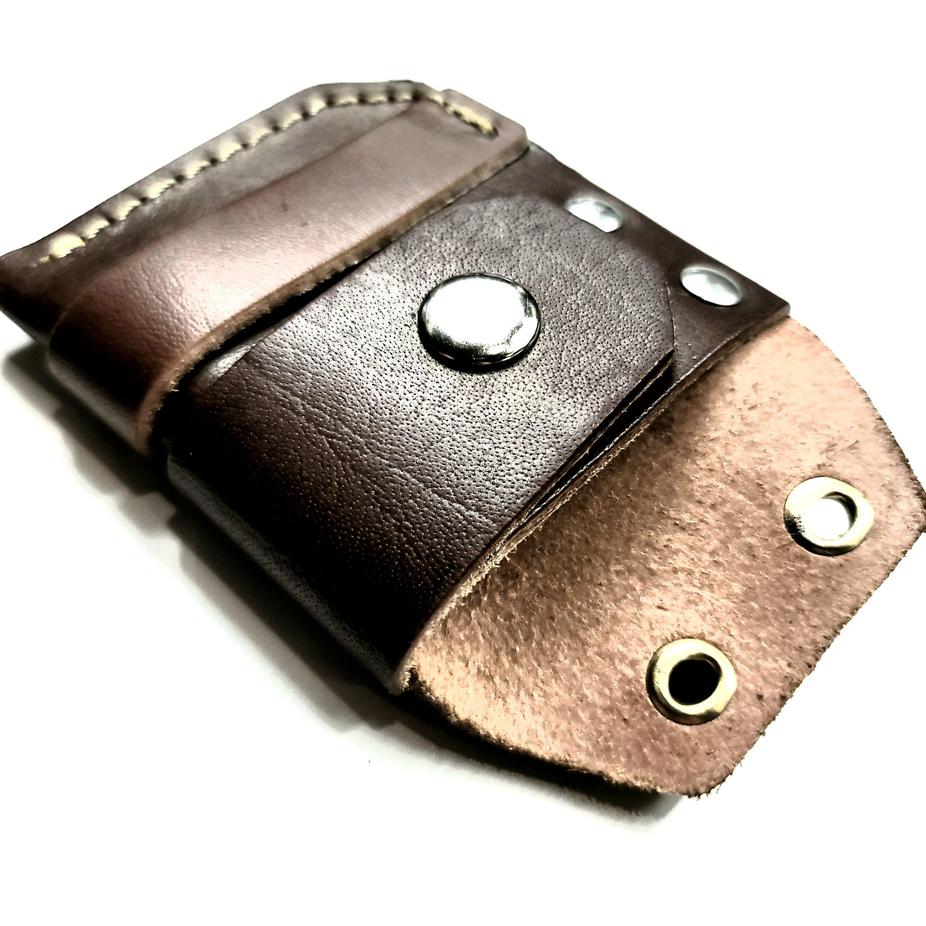 Adze with Leather Cover