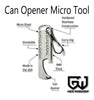keychain can opener and survival can opener mul...