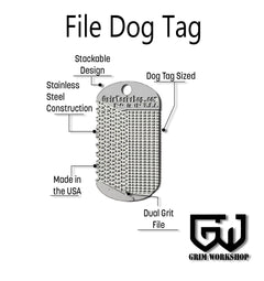 File Dog Tag Necklace Tool-Grimworkshop-bugoutbag-bushcraft-edc-gear-edctool-everydaycarry-survivalcard-survivalkit-wilderness-prepping-toolkit