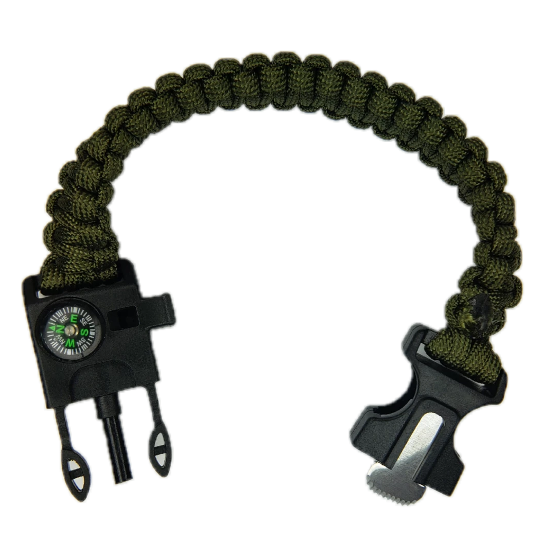 Black Paracord Firestarter Bracelet | In stock! | Tailor Toki