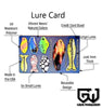 credit card size fishing lure card ultralight f...