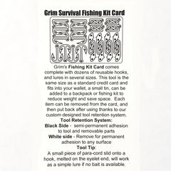 Fishing Survival Card-Grimworkshop-bugoutbag-bushcraft-edc-gear-edctool-everydaycarry-survivalcard-survivalkit-wilderness-prepping-toolkit