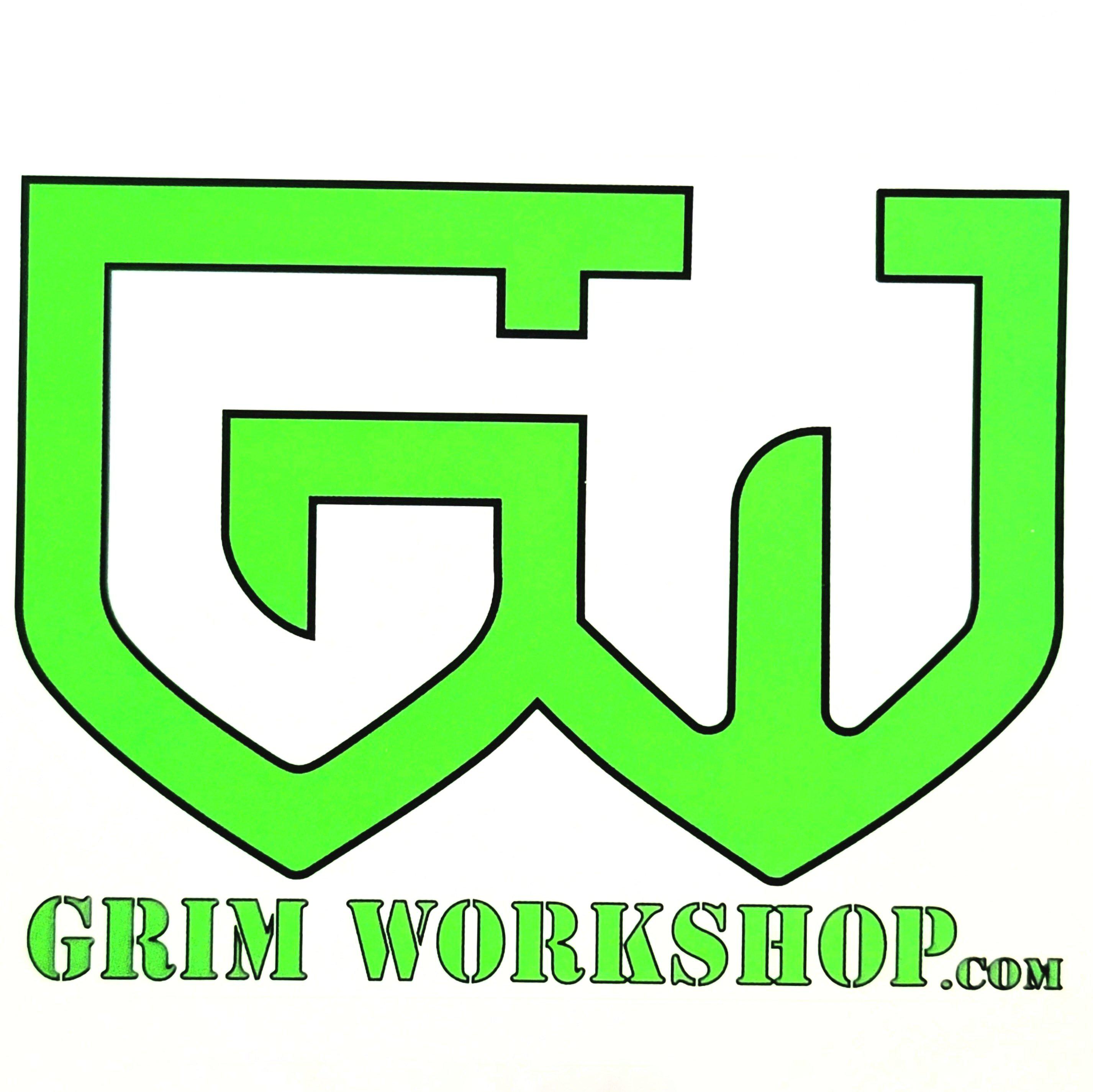 Green GW sticker-Grimworkshop-bugoutbag-bushcraft-edc-gear-edctool-everydaycarry-survivalcard-survivalkit-wilderness-prepping-toolkit