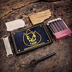 Grim fire starter Morale Patch with Hidden Pocket-Grimworkshop-bugoutbag-bushcraft-edc-gear-edctool-everydaycarry-survivalcard-survivalkit-wilderness-prepping-toolkit