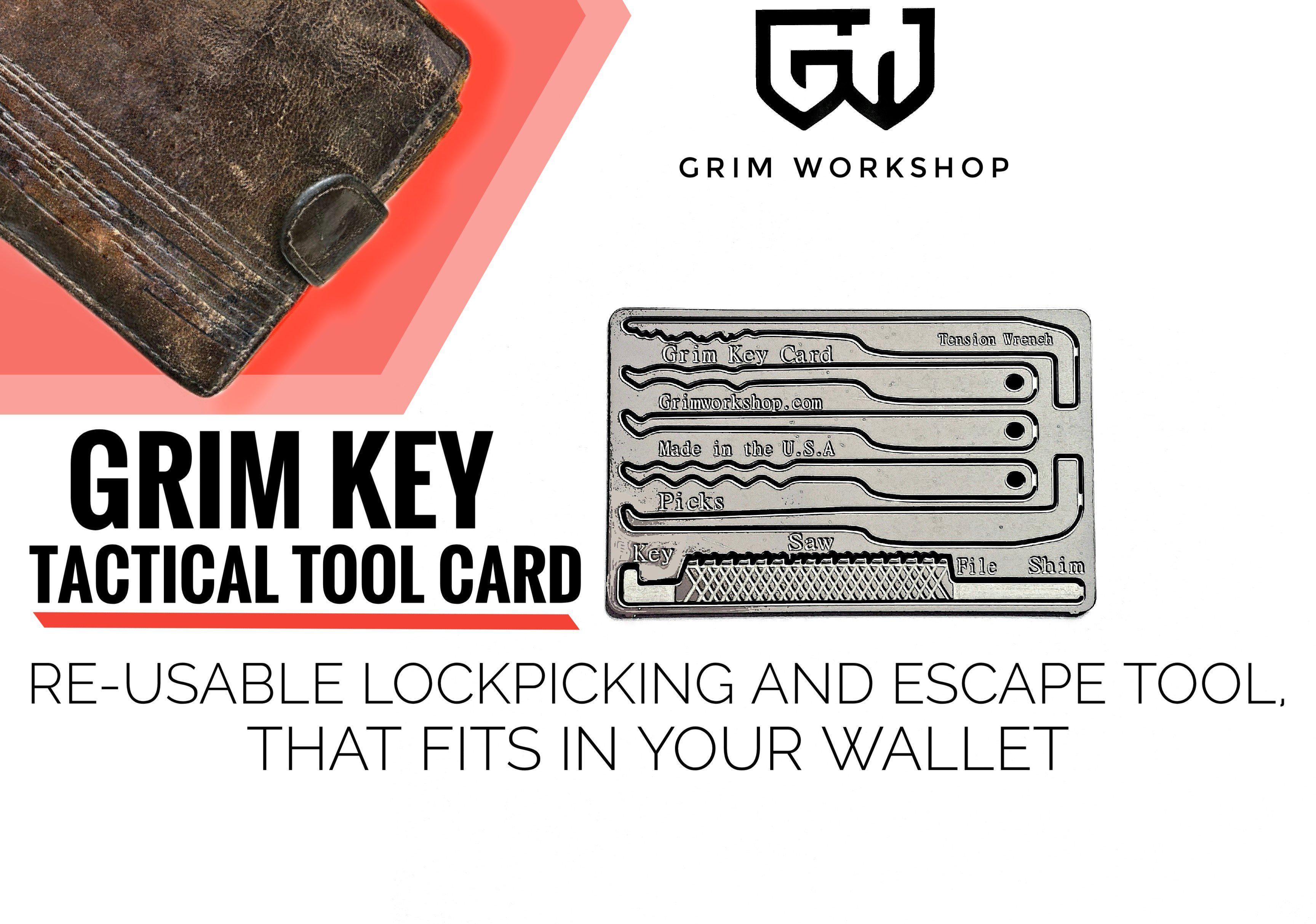 Grim Key Card, Credit Card Lock Pick Set