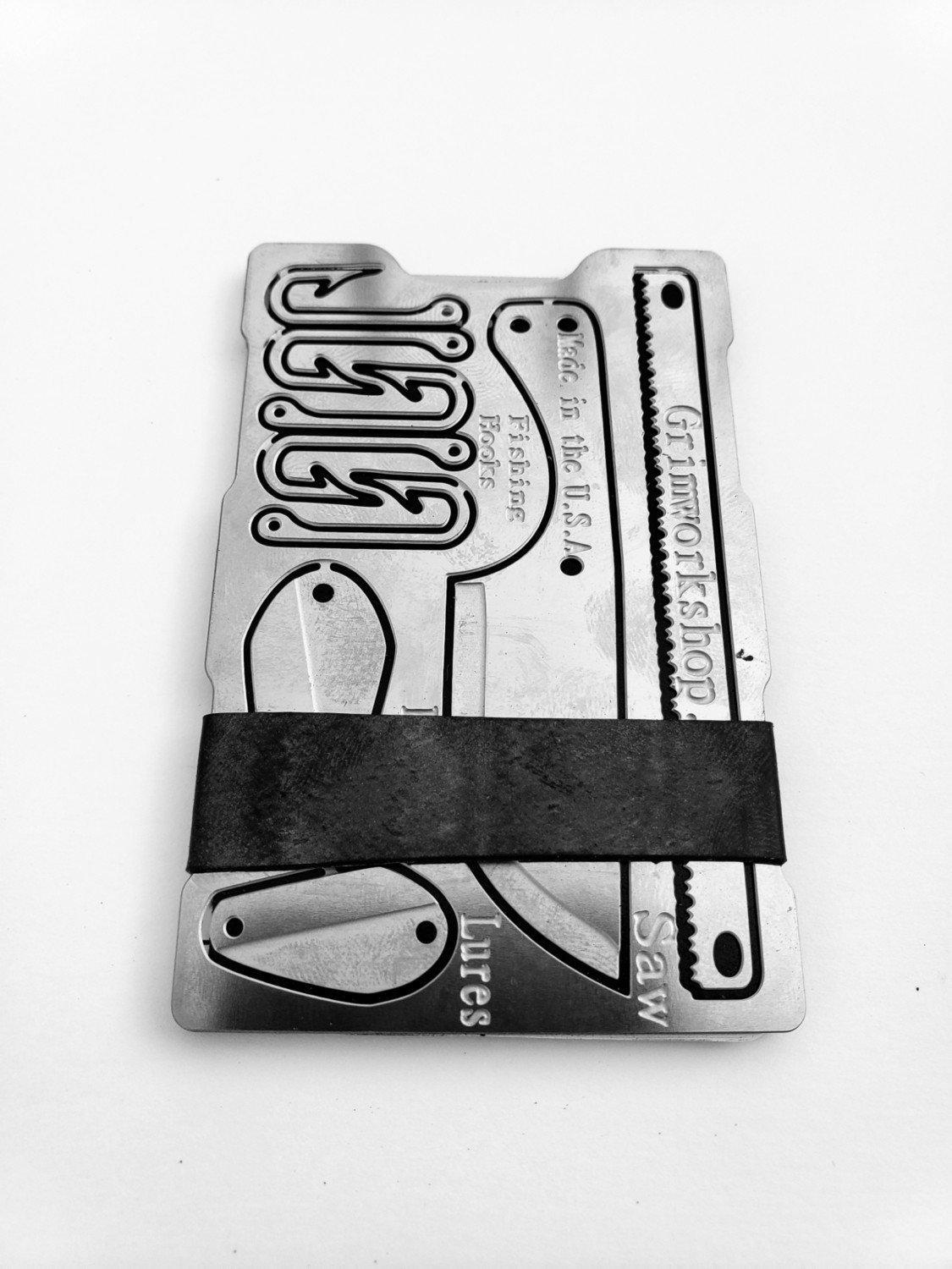 Grim Workshop Credit Card Sized Micro Tool Holder (Tools Not Included)