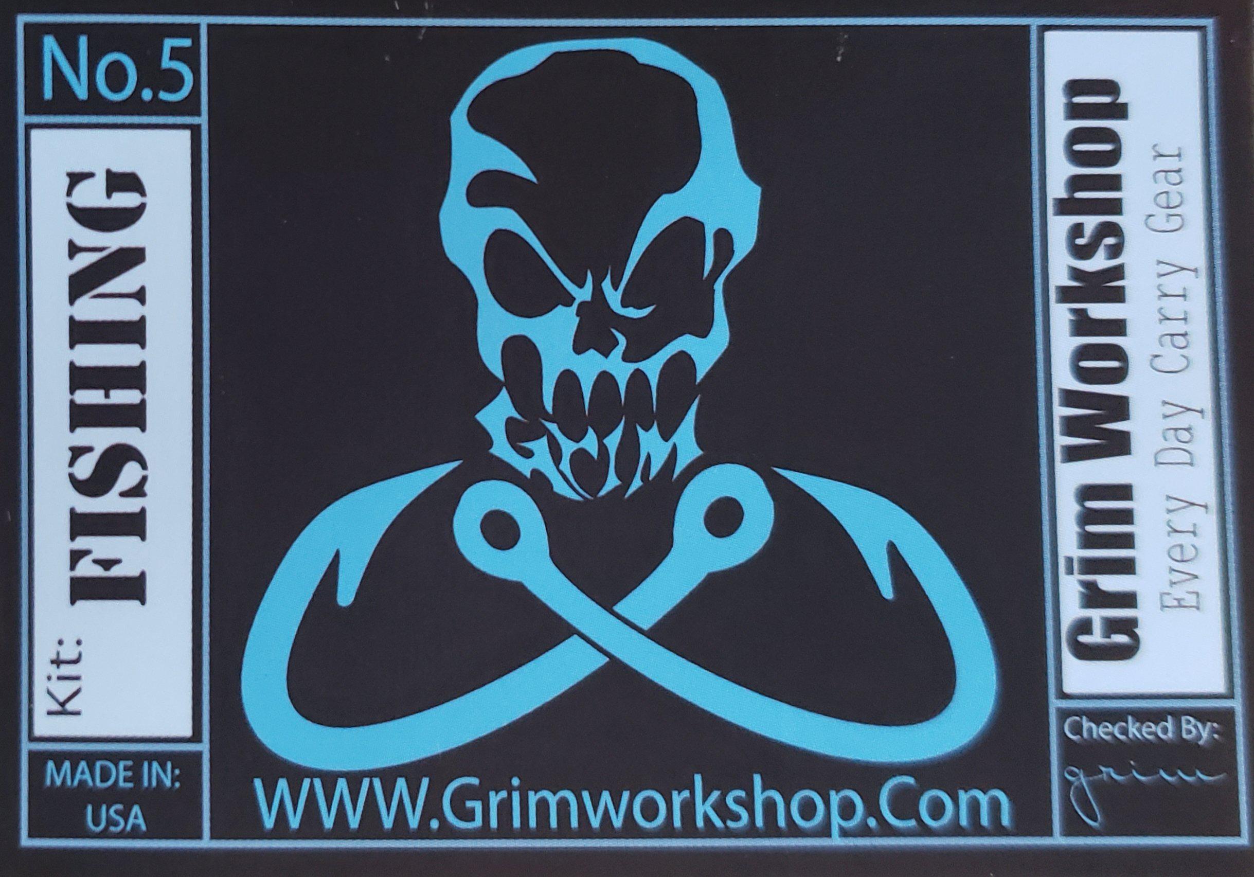 Grim Tin Fishing Kit Sticker  Grim Workshop – Grimworkshop