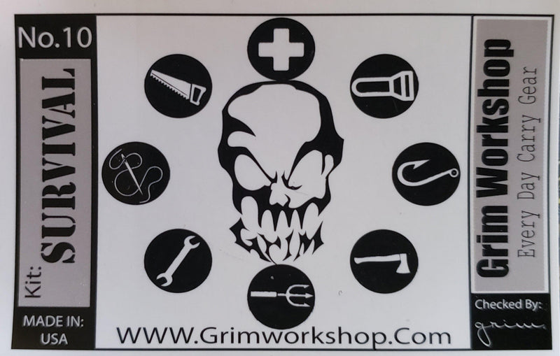 Grim Tin Survival Kit Sticker-Grimworkshop-bugoutbag-bushcraft-edc-gear-edctool-everydaycarry-survivalcard-survivalkit-wilderness-prepping-toolkit