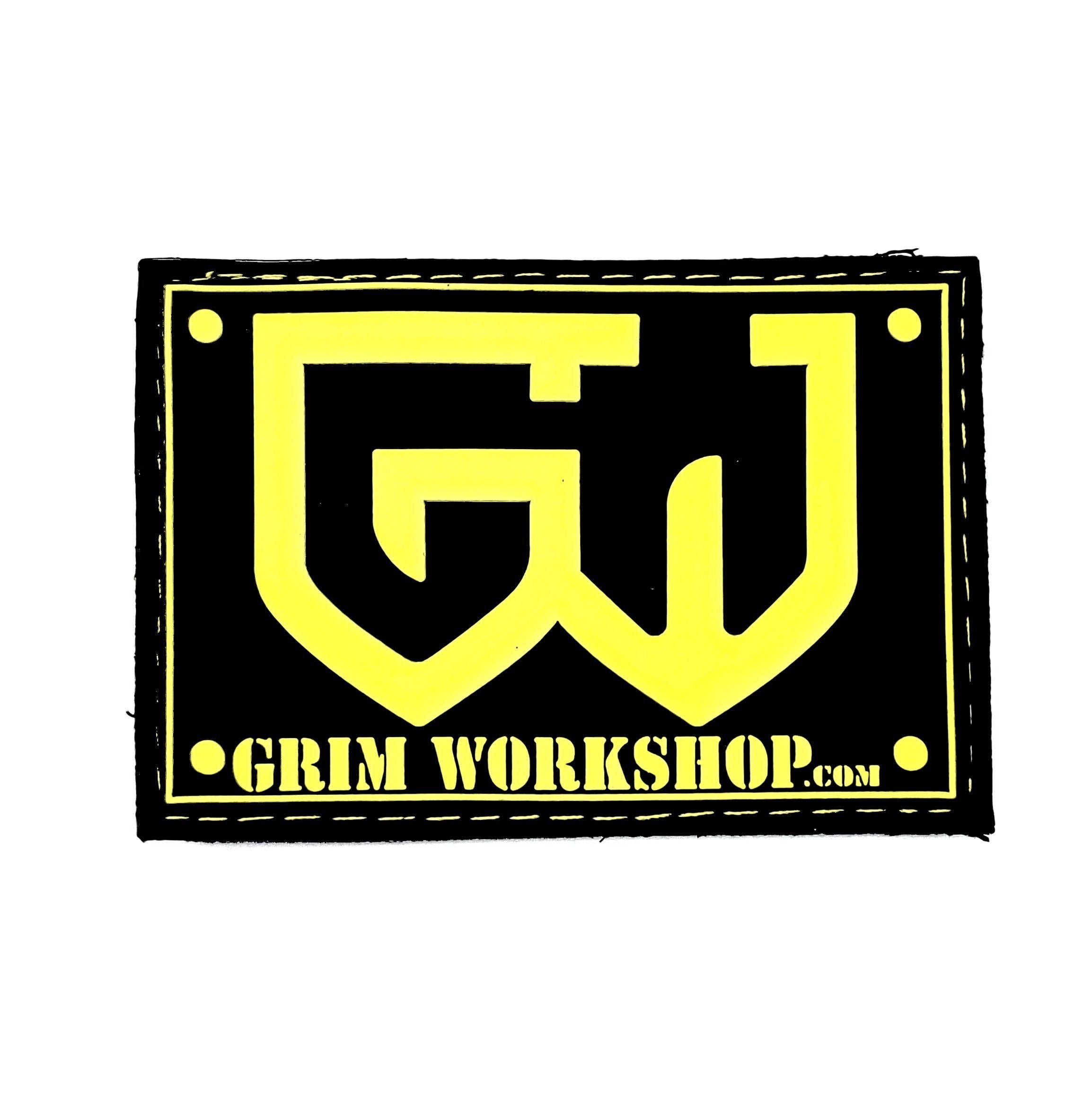 Grim yellow Morale Patch with Hidden Pocket-Grimworkshop-bugoutbag-bushcraft-edc-gear-edctool-everydaycarry-survivalcard-survivalkit-wilderness-prepping-toolkit