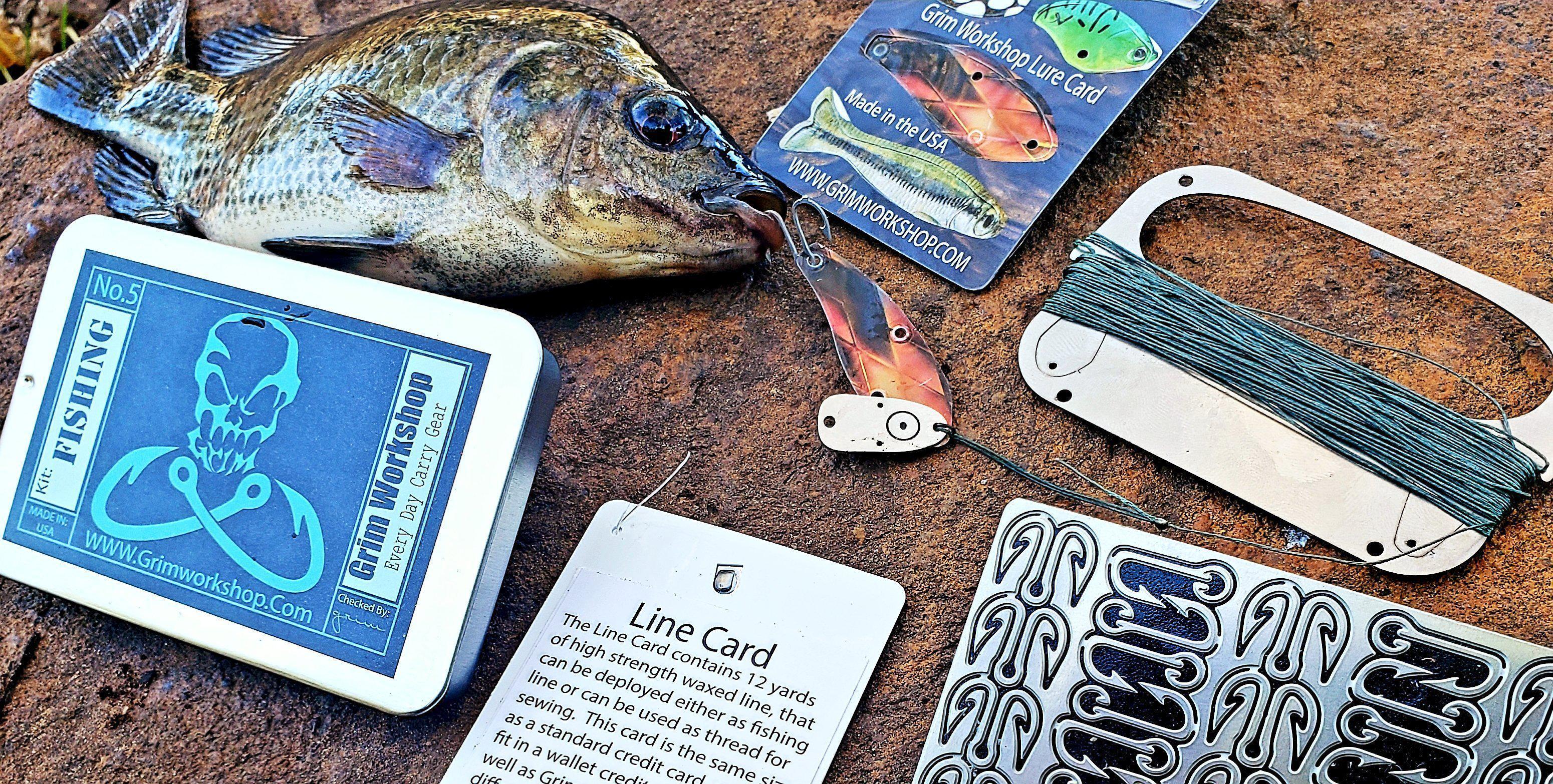 Hand Caster Fishing Card 2 finger version-Grimworkshop-bugoutbag-bushcraft-edc-gear-edctool-everydaycarry-survivalcard-survivalkit-wilderness-prepping-toolkit
